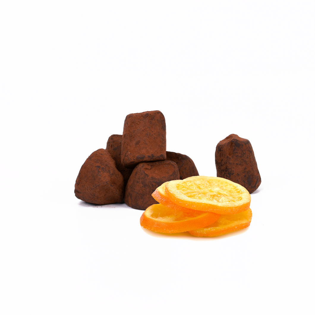 Candied Orange Peel Truffles - The Truffleers