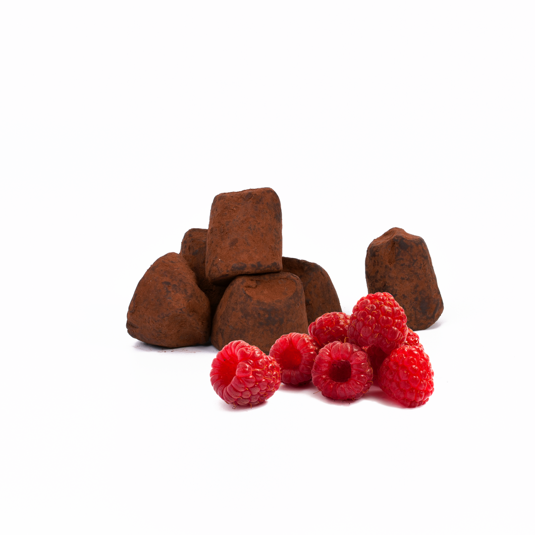 Raspberry Chocolate Truffles - The Truffleers